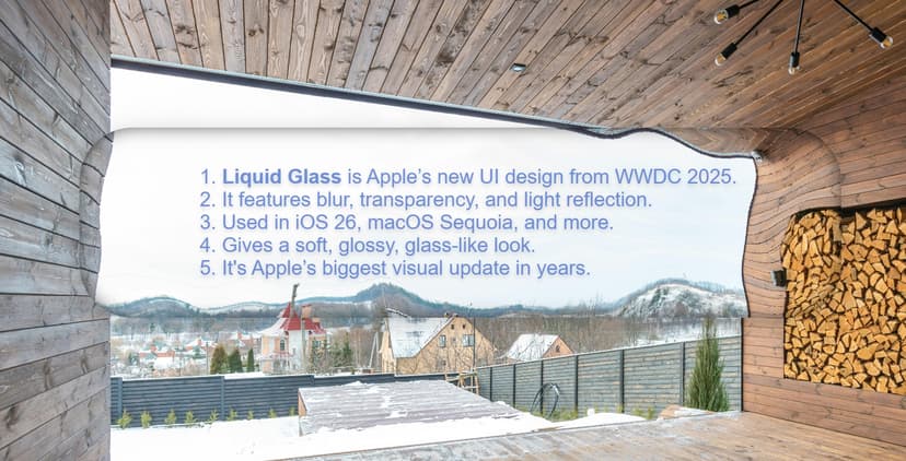 Liquid Glass List Effect